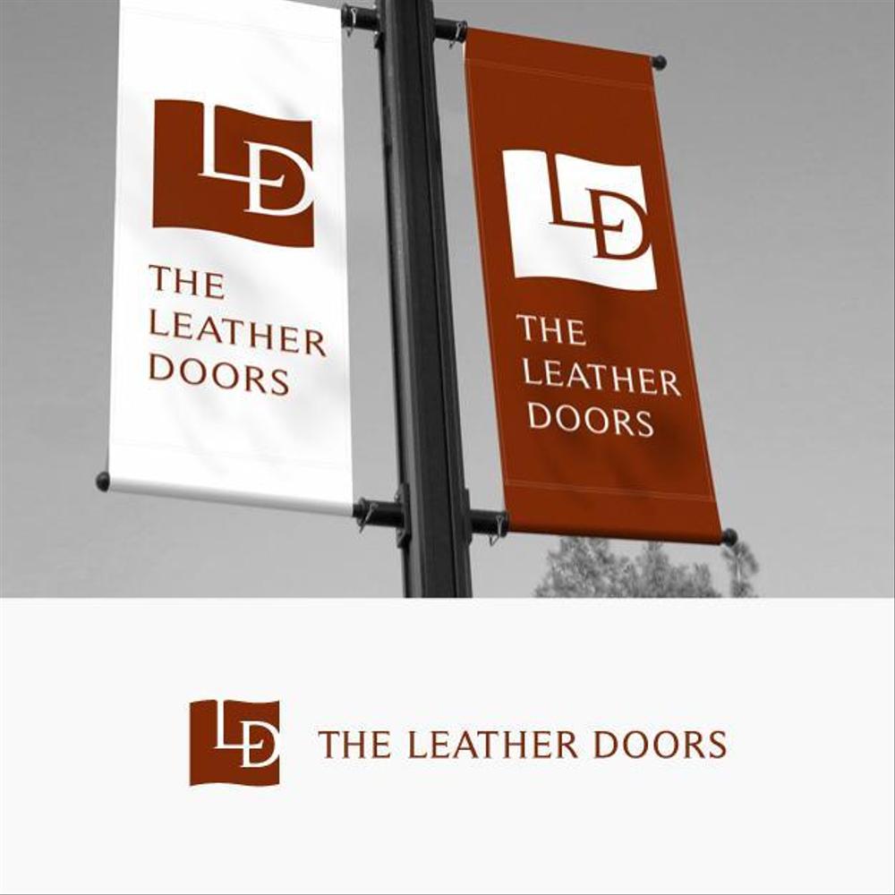 レザーセレクトショップ「THE LEATHER DOORS」のロゴ制作依頼