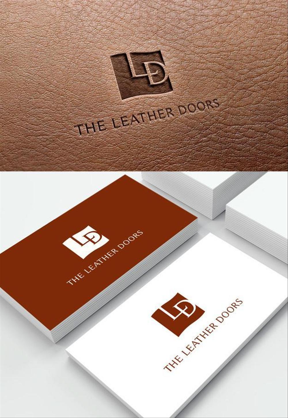 レザーセレクトショップ「THE LEATHER DOORS」のロゴ制作依頼