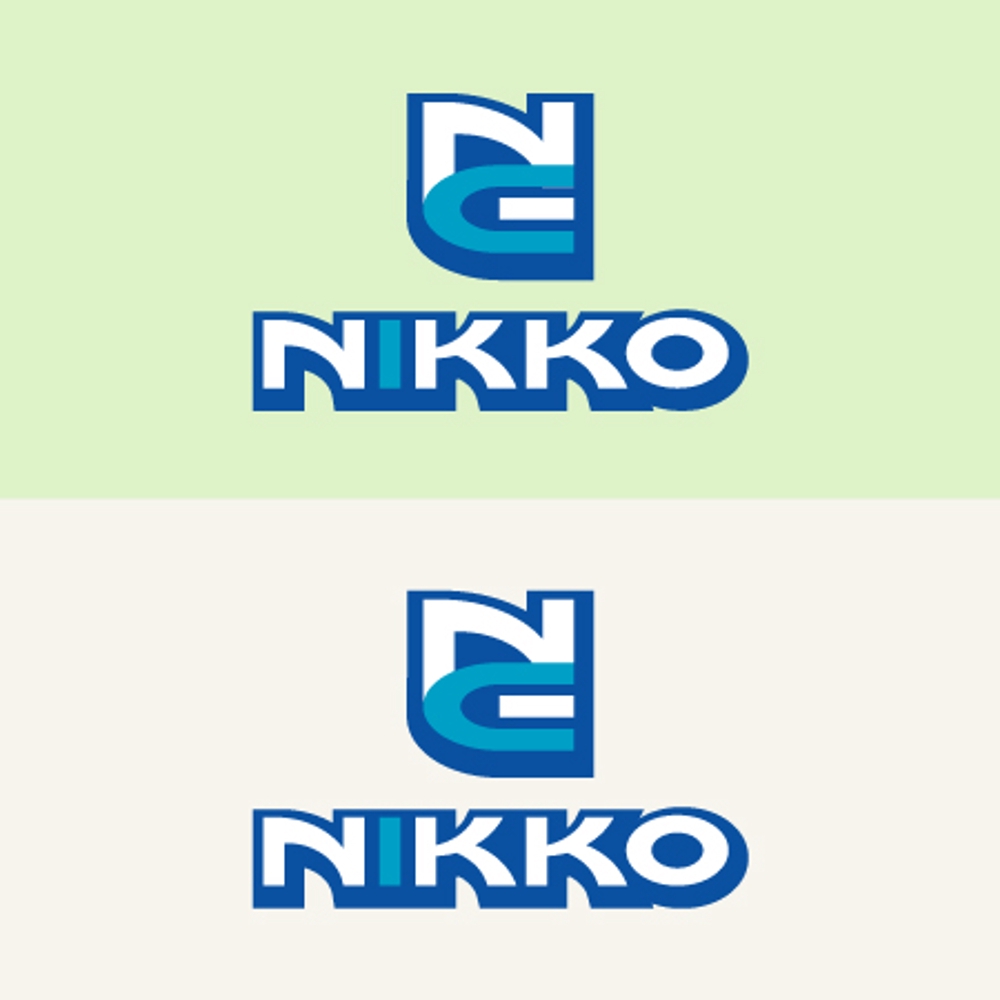 「NIKKO」のロゴ作成