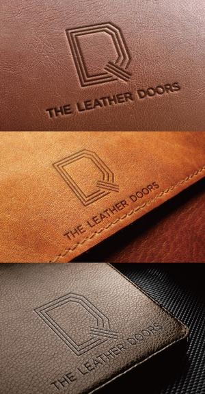 teto (Adams)さんのレザーセレクトショップ「THE LEATHER DOORS」のロゴ制作依頼への提案