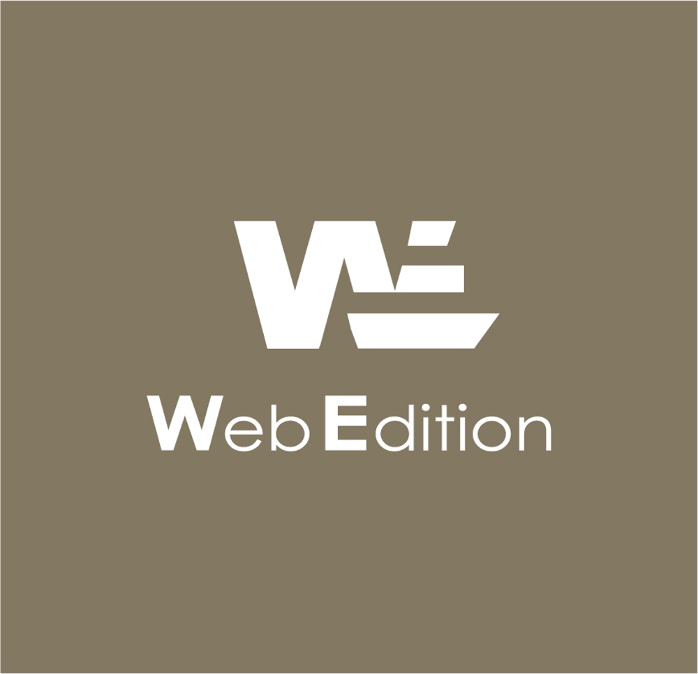 会社名「Web Edition」のロゴ制作の依頼