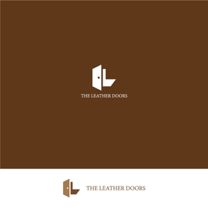 NJONESKYDWS (NJONES)さんのレザーセレクトショップ「THE LEATHER DOORS」のロゴ制作依頼への提案