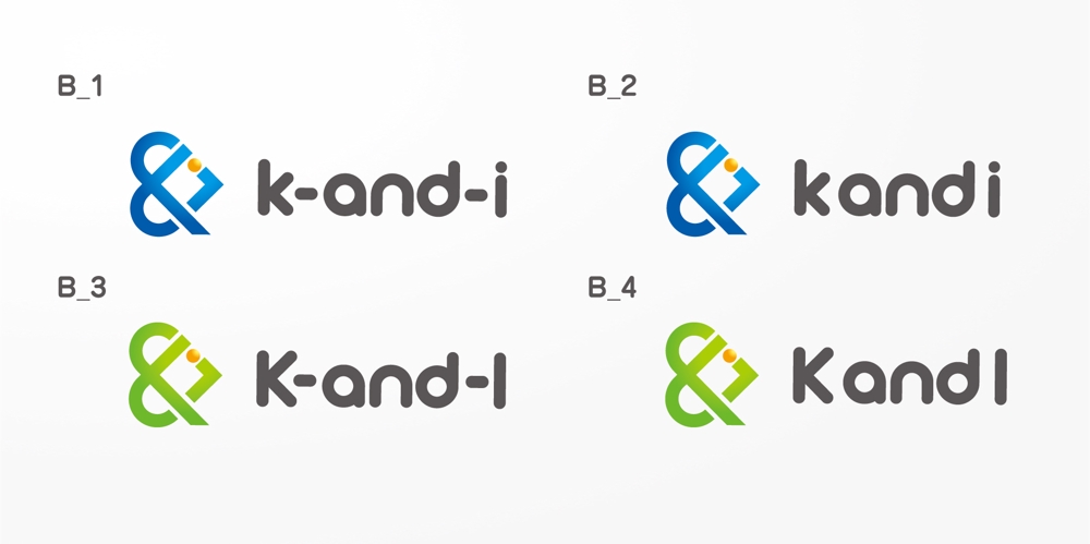 「株式会社ケーアンドアイ　ケー・アンド・アイ　ケーアンドアイ　kandi　K&I」のロゴ作成