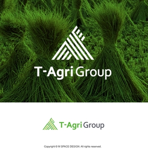 m-spaceさんの企業グループの「T-Agri Group」のロゴへの提案