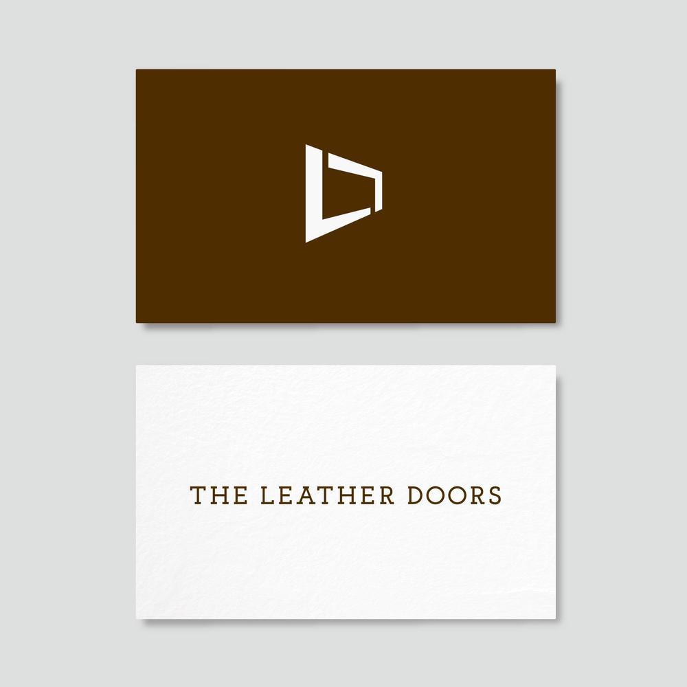 レザーセレクトショップ「THE LEATHER DOORS」のロゴ制作依頼