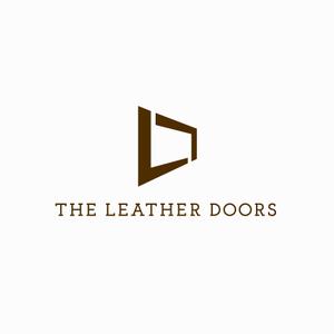 designdesign (designdesign)さんのレザーセレクトショップ「THE LEATHER DOORS」のロゴ制作依頼への提案