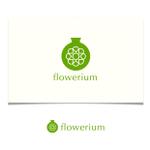 イイアイデア (iiidea)さんのインテリア雑貨「flowerium（フラワリウム）」のロゴへの提案