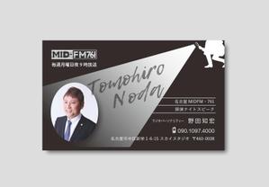 akkos39 ()さんの名古屋MIDFM「探偵ナイトスピーク」ラジオパーソナリティーの名刺への提案