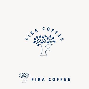 edesign213 (edesign213)さんのオシャレな自家焙煎のコーヒー屋「FIKA　COFFEE」のロゴへの提案