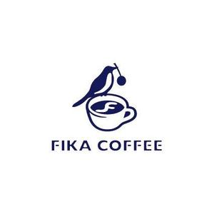 nocco_555 (nocco_555)さんのオシャレな自家焙煎のコーヒー屋「FIKA　COFFEE」のロゴへの提案