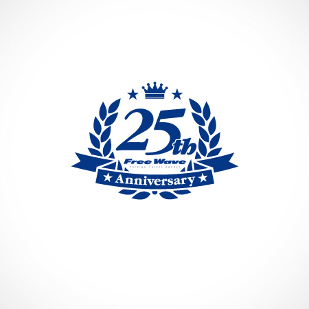 Musaiさんの事例 実績 提案 外国人モデル事務所創立25周年記念のロゴ 無彩色デザイン事務所 クラウドソーシング ランサーズ