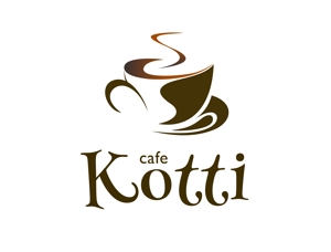 watahiroさんの新規オープン「cafe Kotti」のロゴへの提案