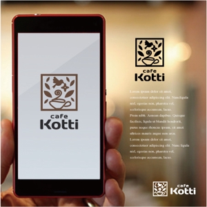 drkigawa (drkigawa)さんの新規オープン「cafe Kotti」のロゴへの提案