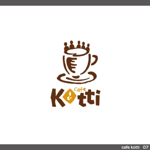 tori_D (toriyabe)さんの新規オープン「cafe Kotti」のロゴへの提案