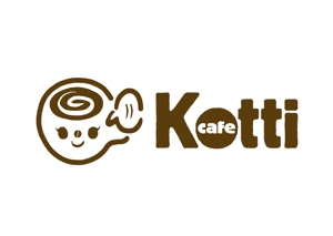 kropsworkshop (krops)さんの新規オープン「cafe Kotti」のロゴへの提案