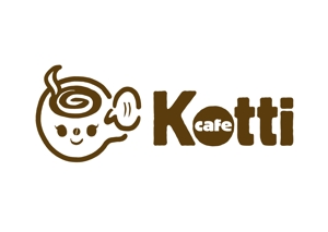 kropsworkshop (krops)さんの新規オープン「cafe Kotti」のロゴへの提案