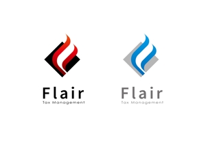 TAD (Sorakichi)さんの会計事務所 「Flair　Tax　Management」のロゴへの提案
