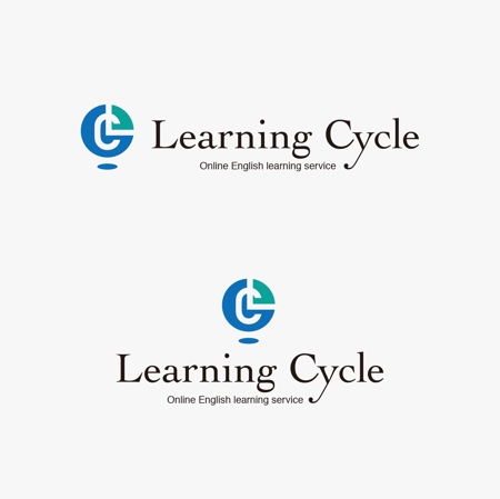 worker (worker1311)さんのオンライン英語学習サービス「ラーニングサイクル」のロゴへの提案