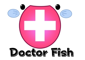高橋絵梨子 (takahasi_eriko)さんの「DoctorFish」のロゴ作成　キャラクターも同時募集への提案