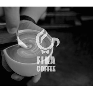 いとデザイン / ajico (ajico)さんのオシャレな自家焙煎のコーヒー屋「FIKA　COFFEE」のロゴへの提案