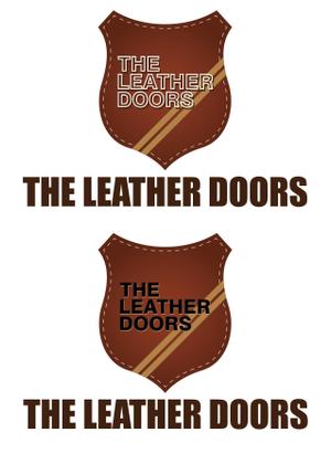 shima67 (shima67)さんのレザーセレクトショップ「THE LEATHER DOORS」のロゴ制作依頼への提案