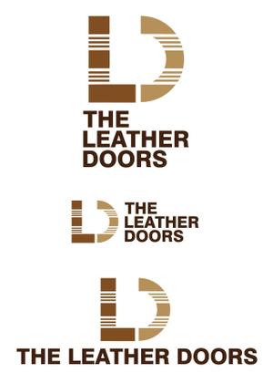 shima67 (shima67)さんのレザーセレクトショップ「THE LEATHER DOORS」のロゴ制作依頼への提案