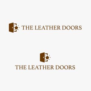 worker (worker1311)さんのレザーセレクトショップ「THE LEATHER DOORS」のロゴ制作依頼への提案