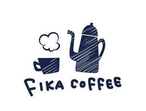 2016ru (masakich1)さんのオシャレな自家焙煎のコーヒー屋「FIKA　COFFEE」のロゴへの提案