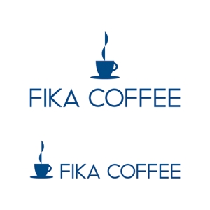 power_dive (power_dive)さんのオシャレな自家焙煎のコーヒー屋「FIKA　COFFEE」のロゴへの提案