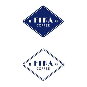 Ｔ＿Ａ＿ (T_A_)さんのオシャレな自家焙煎のコーヒー屋「FIKA　COFFEE」のロゴへの提案