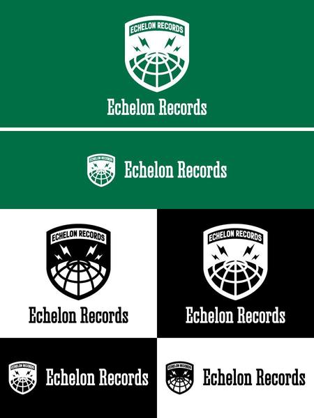 Take5 Designさんの事例 実績 提案 新設音楽レーベル レコード会社 エシュロンレコーズ Echelon Records のロゴ Sbcenter 様 クラウドソーシング ランサーズ