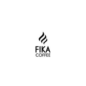 さんのオシャレな自家焙煎のコーヒー屋「FIKA　COFFEE」のロゴへの提案