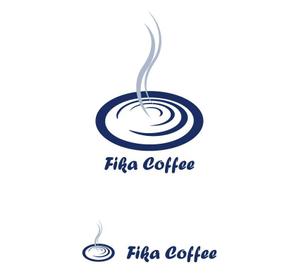 MacMagicianさんのオシャレな自家焙煎のコーヒー屋「FIKA　COFFEE」のロゴへの提案