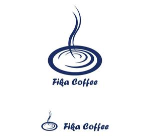 MacMagicianさんのオシャレな自家焙煎のコーヒー屋「FIKA　COFFEE」のロゴへの提案