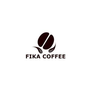 love_sky (love-sky)さんのオシャレな自家焙煎のコーヒー屋「FIKA　COFFEE」のロゴへの提案