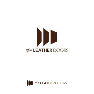 ティーケーエヌ (-TKN-)さんのレザーセレクトショップ「THE LEATHER DOORS」のロゴ制作依頼への提案