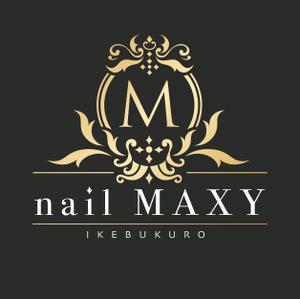 momocodesign (momocodesign)さんのネイルサロン「nail MAXY ikebukuro」のロゴへの提案