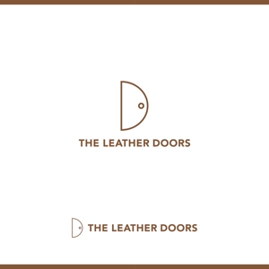 tokko4 ()さんのレザーセレクトショップ「THE LEATHER DOORS」のロゴ制作依頼への提案