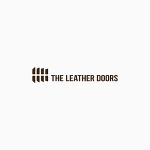 元気な70代です。 (nakaya070)さんのレザーセレクトショップ「THE LEATHER DOORS」のロゴ制作依頼への提案