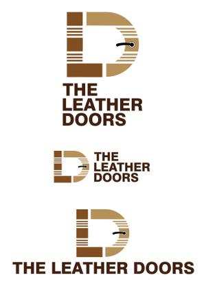 shima67 (shima67)さんのレザーセレクトショップ「THE LEATHER DOORS」のロゴ制作依頼への提案