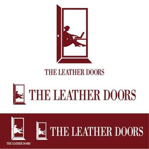 なおたろう (not68)さんのレザーセレクトショップ「THE LEATHER DOORS」のロゴ制作依頼への提案