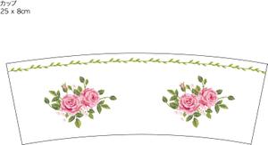 ほそかわ　れいこ (rufin222)さんのカップ＆ソーサーのオリジナルデザイン(カラフルフラワー) への提案
