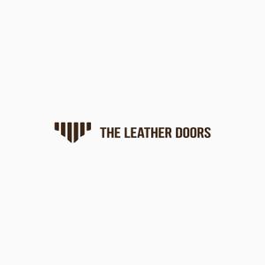 元気な70代です。 (nakaya070)さんのレザーセレクトショップ「THE LEATHER DOORS」のロゴ制作依頼への提案