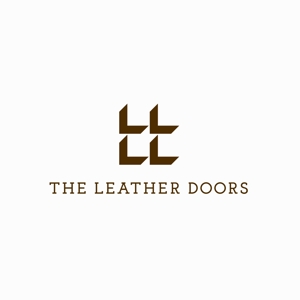 designdesign (designdesign)さんのレザーセレクトショップ「THE LEATHER DOORS」のロゴ制作依頼への提案