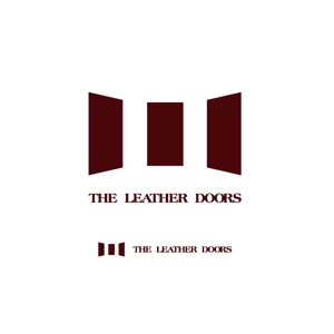 DOF2さんのレザーセレクトショップ「THE LEATHER DOORS」のロゴ制作依頼への提案