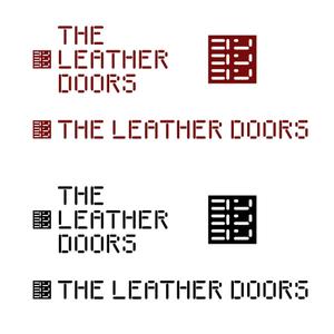 ムームー大陸 (mu-mu-tairiku)さんのレザーセレクトショップ「THE LEATHER DOORS」のロゴ制作依頼への提案