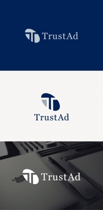 tanaka10 (tanaka10)さんのWebサイト作成・運営、チラシ等作成の「TrustAd」のロゴ　商標登録予定なしへの提案