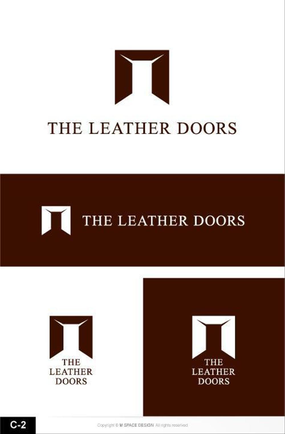 レザーセレクトショップ「THE LEATHER DOORS」のロゴ制作依頼