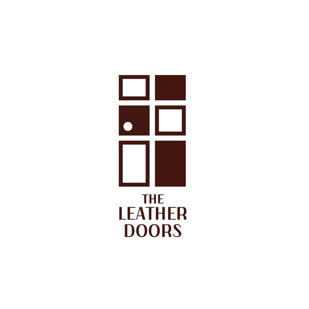 レザーセレクトショップ「THE LEATHER DOORS」のロゴ制作依頼