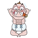 Sanacha (chata_0213)さんの「腹筋のついた赤ちゃん」のキャラクターへの提案
